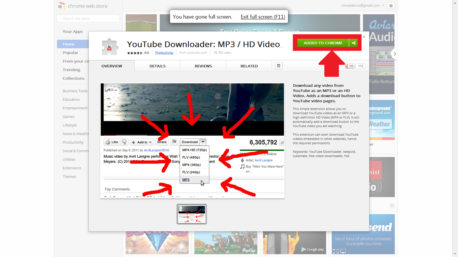 chrome youtube downloader add on